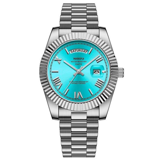 IN MANS Day Date Verde Água - OFERTA ESPECIAL🔥