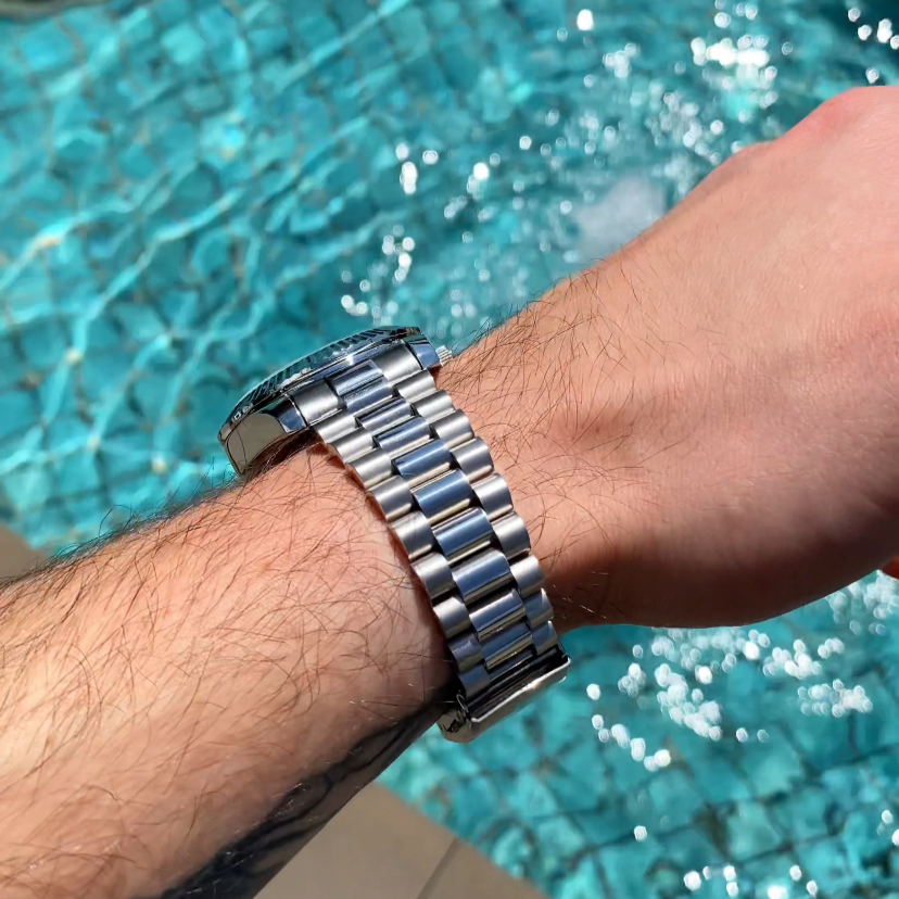 IN MANS Day Date Verde Água - OFERTA ESPECIAL🔥